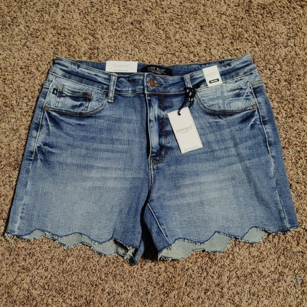 Blue Denim Shorts
